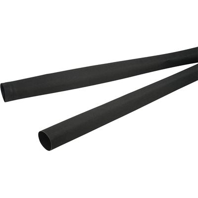 Heat Shrink Tube (DIA 25) NO flock 0.984" IDx39.4"-Black