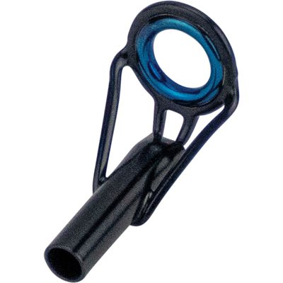 P Top 6 Blue Zircon Ring 4.5 Tube-Black