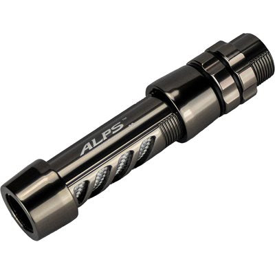 Wide R/S  Light Alum w/cushion Tex Silver Insert-Dark Titanium Smoke