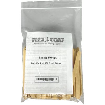 Bulk Pack of 100 Craft Sticks