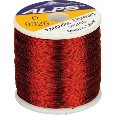 HD Metallic 100M Size D - Red