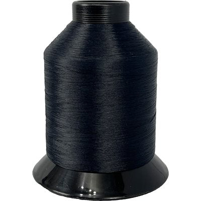 Thread 100G/.22 pound 3000 yd D w/color preserver - Black