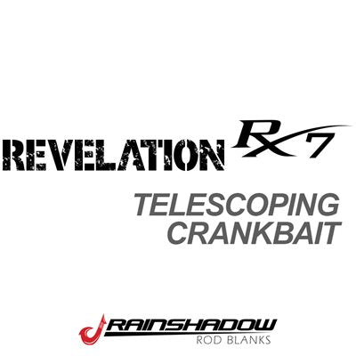 Revelation Crank Bait (Telescopic) 9' 2" 10-25lb  13/8-1 1/4 oz Hvy-Satin Black