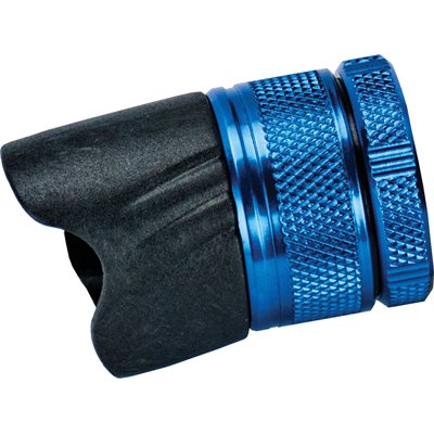 RPD Nut MVT material double knurled - Cobalt Blue