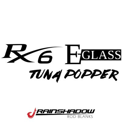 Tuna Popping 8'  Tip into Butt 2pc Hvy-Clear Gloss