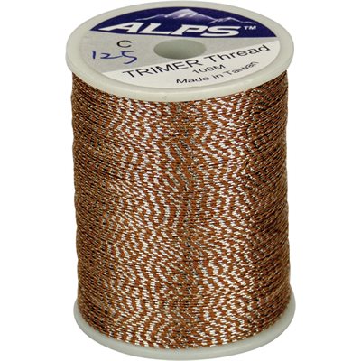 Trimer thread size C small spool - silver/brown