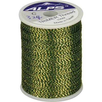 Trimer thread size C small spool - gold/green