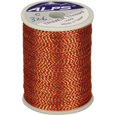 Trimer thread size C small spool - gold/red