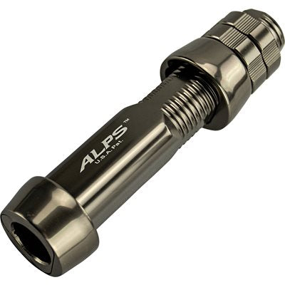 Triangular  Alum Machined R/S-Real -Dk Titan Smoke