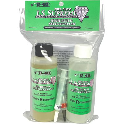 U40-508 Duragloss LS Supreme High Build Wrap Finish-2-4 oz w/syringes