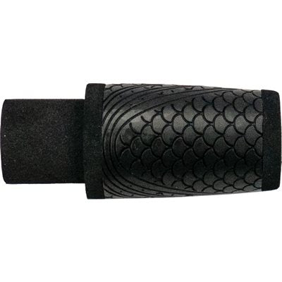 Black -WINN Split Grip Fighting Butt 2.5"  Fish Scale-350